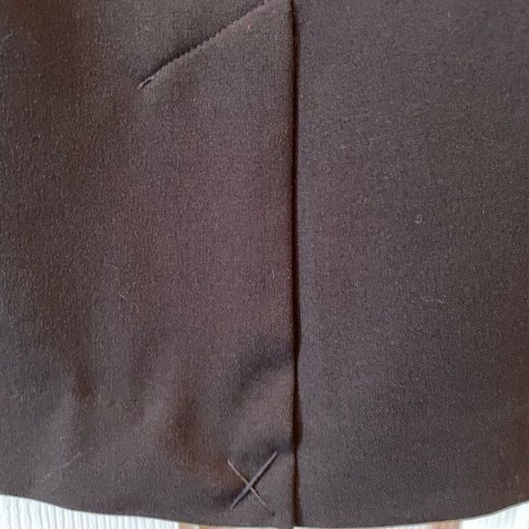 BLACK FULLY LINED SIDE ZIPPERED PENCIL SKIRT BY 212 COLLECTION SIZE 14 NWT - Picture 4 of 5